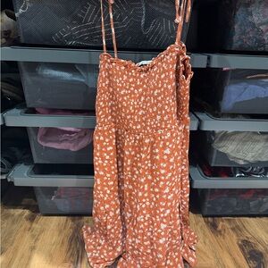 Abercrombie & Fitch Rust Floral Top